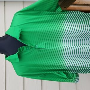 ANTIGUA Striped Polo Golf Ombre Men's Shirt (XXL)
